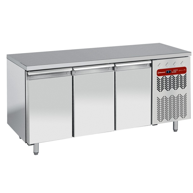 DIAMOND - Table réfrigérée négative ventilée 3 portes GN 1/1