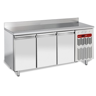 DIAMOND - Table réfrigérée murale 3 portes GN 1/1 405 litres