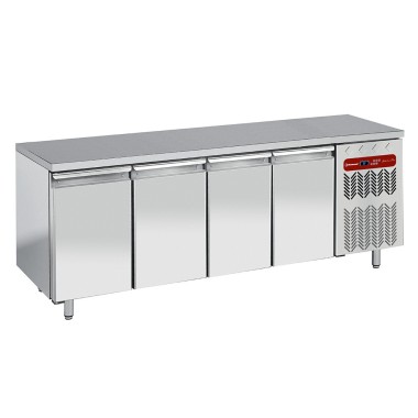 DIAMOND - Table réfrigérée ventilée 4 portes GN