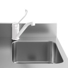 DIAMOND - Table réfrigérée murale ventilée 4 portes+évier