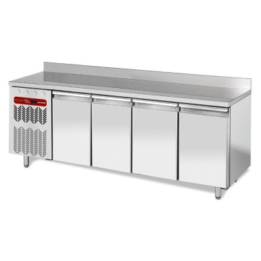 DIAMOND - Table réfrigérée murale 4 portes 550litres