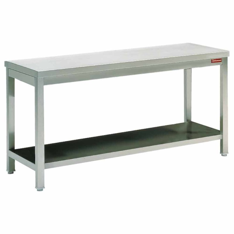 DIAMOND - Table de travail à sous tablette 1600mm