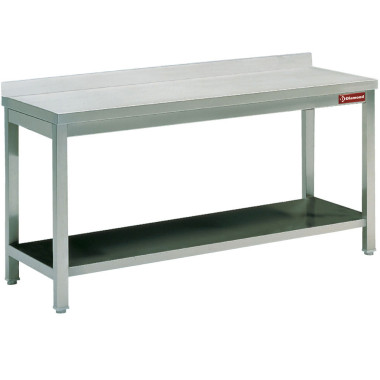DIAMOND - Table de travail et sous tablette + bord arrière