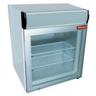 DIAMOND - Vitrine de table négative 50L et caisson lumineux