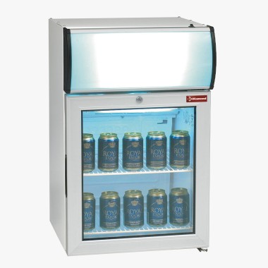 DIAMOND - Vitrine de table 60litres positive et caisson lumineux