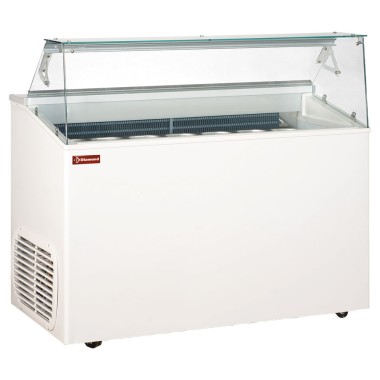 DIAMOND - Comptoir présentoir pour crème glacée - 7 bacs