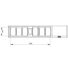DIAMOND - Ensemble table réfrigérée et structure