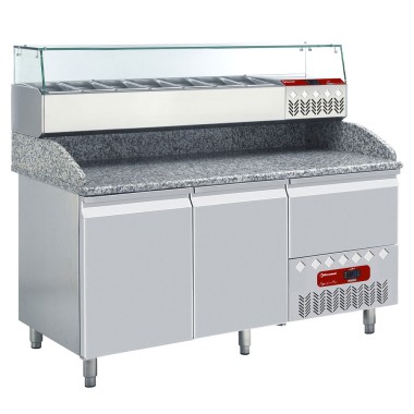 DIAMOND - Ensemble table  réfrigérée + structure
