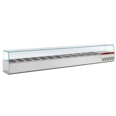 DIAMOND - Ensemble table frigo et structure réfrigérée