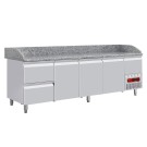 DIAMOND - Ensemble table frigo et structure réfrigérée