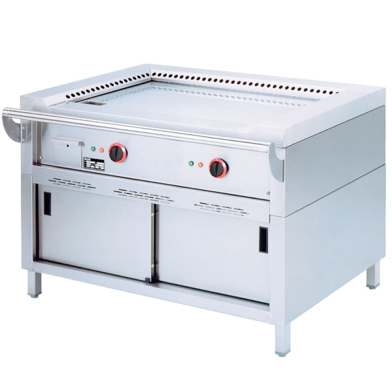 DIAMOND - Plaque teppanyaki élec. 2 x 5.85 kw - armoire
