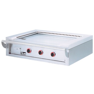 DIAMOND - Plaque teppanyaki gaz 3 x 7 kw de table