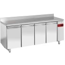DIAMOND - Table réfrigérée murale 4 portes 760 l