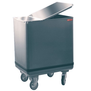 DIAMOND - Trémie sur roues en inox 150 l
