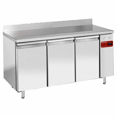 DIAMOND - Table frigorifique murale 3 portes 405 litres