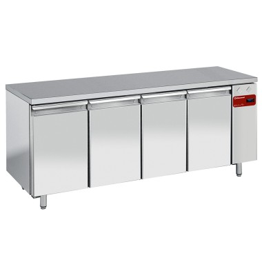 DIAMOND - Table de congélation murale 4 portes 550 litres