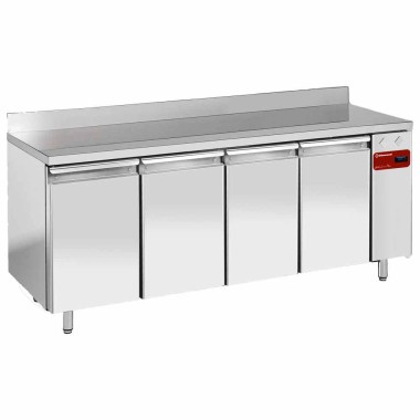 DIAMOND - Table frigorifique murale 4 portes 550 litres