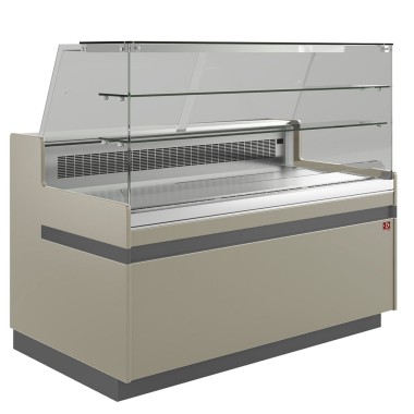 DIAMOND - Comptoir vitrine réfrigéré 1038mm taupe