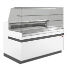 DIAMOND - Comptoir vitrine réfrigérée blanche