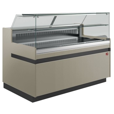 DIAMOND - Comptoir vitrine réfrigéré taupe