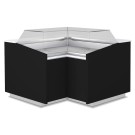 DIAMOND - Angle fermé 90 neutre vitre basse noir