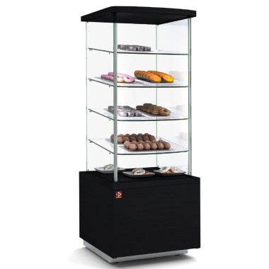 DIAMOND - Meuble neutre avec vitrine présentation haute