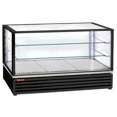 DIAMOND - Vitrine réfrigérée ventilée 3 niveaux- noire