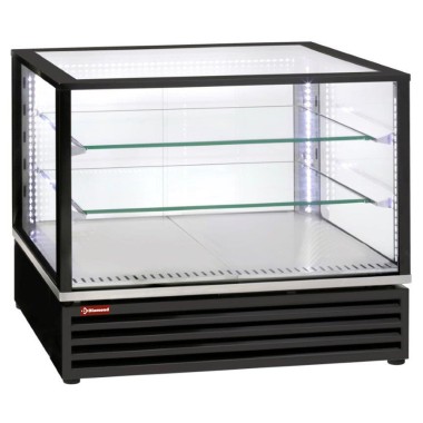 DIAMOND - Vitrine réfrigérée ventilée 3 niveaux noire