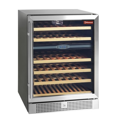 DIAMOND - Cave a vins ventilée 160litres  bi- temperature