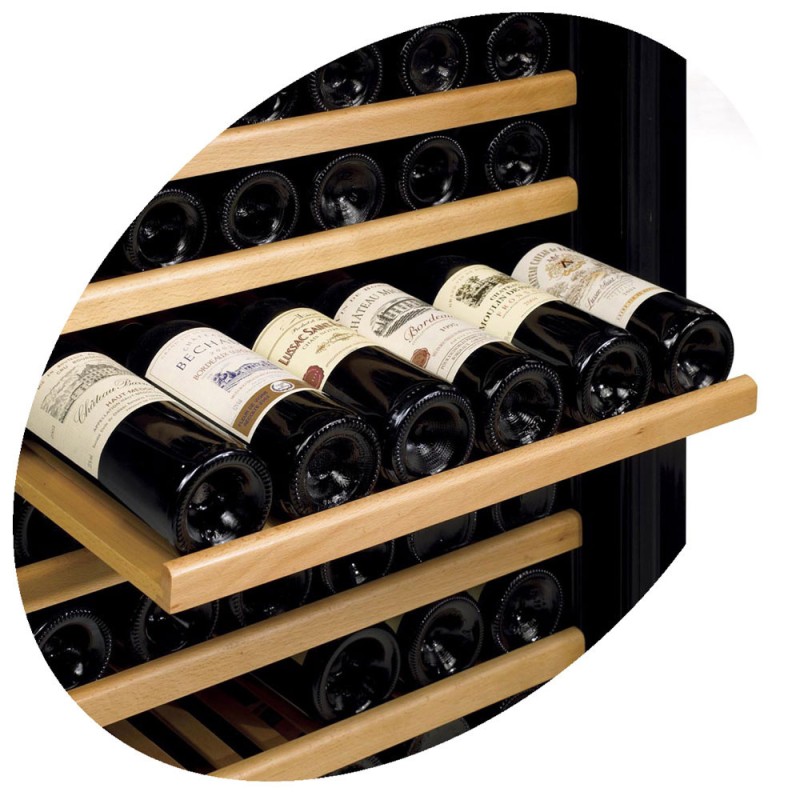DIAMOND - Cave à vins ventilée 160L black