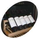 DIAMOND - Cave a vins ventilée 375L 2 bi-temperature black