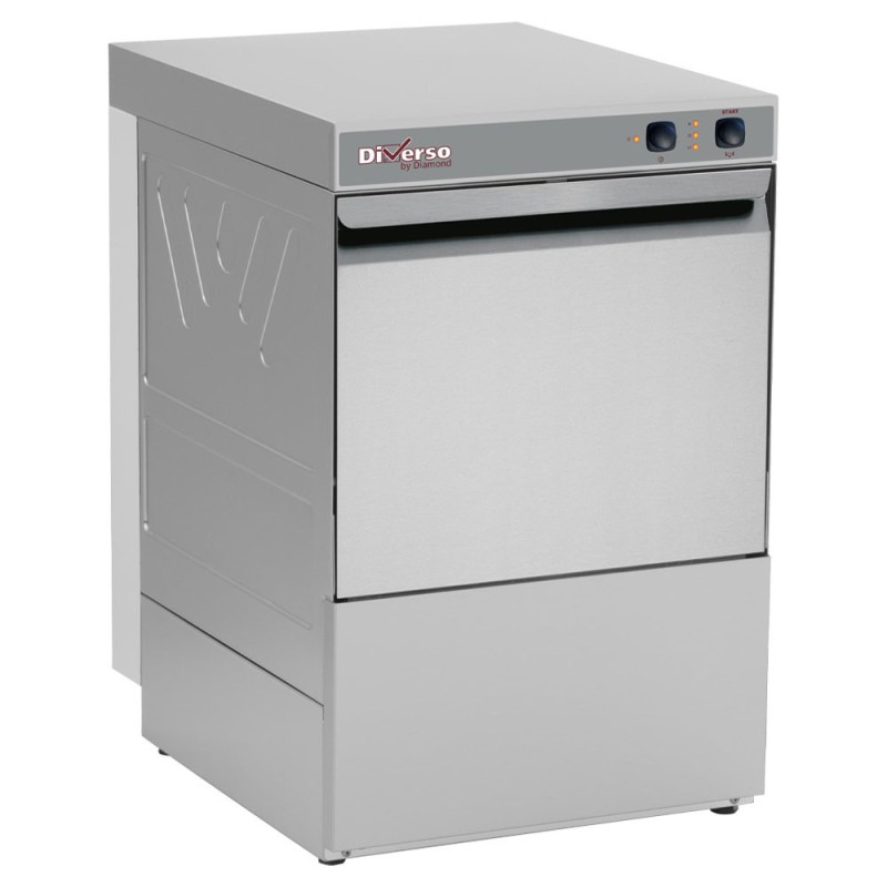 DIAMOND - Lave-verres panier 400x400 + pompe vidange