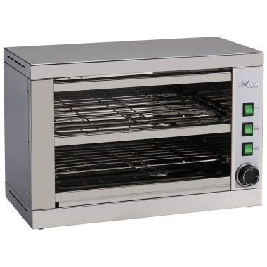 DIAMOND - Toaster-salamandre 2 étages avec minuterie