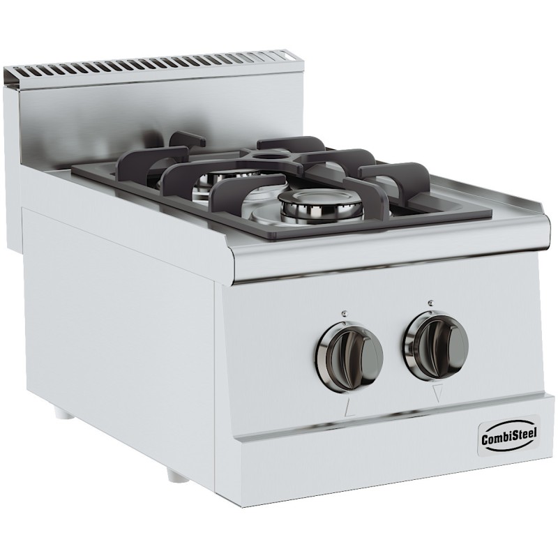 COMBISTEEL - Cuisinière à gaz 2 bruleurs