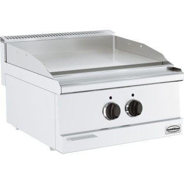 COMBISTEEL - Plaques grill électrique chrome lisse
