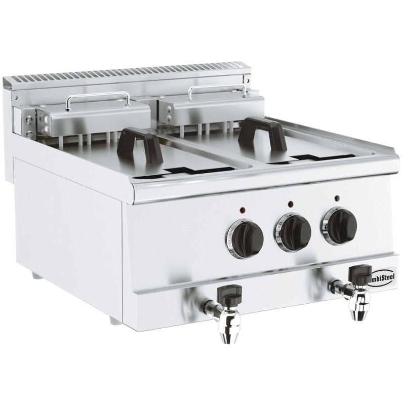 COMBISTEEL - Friteuse électrique 2 x 10 l
