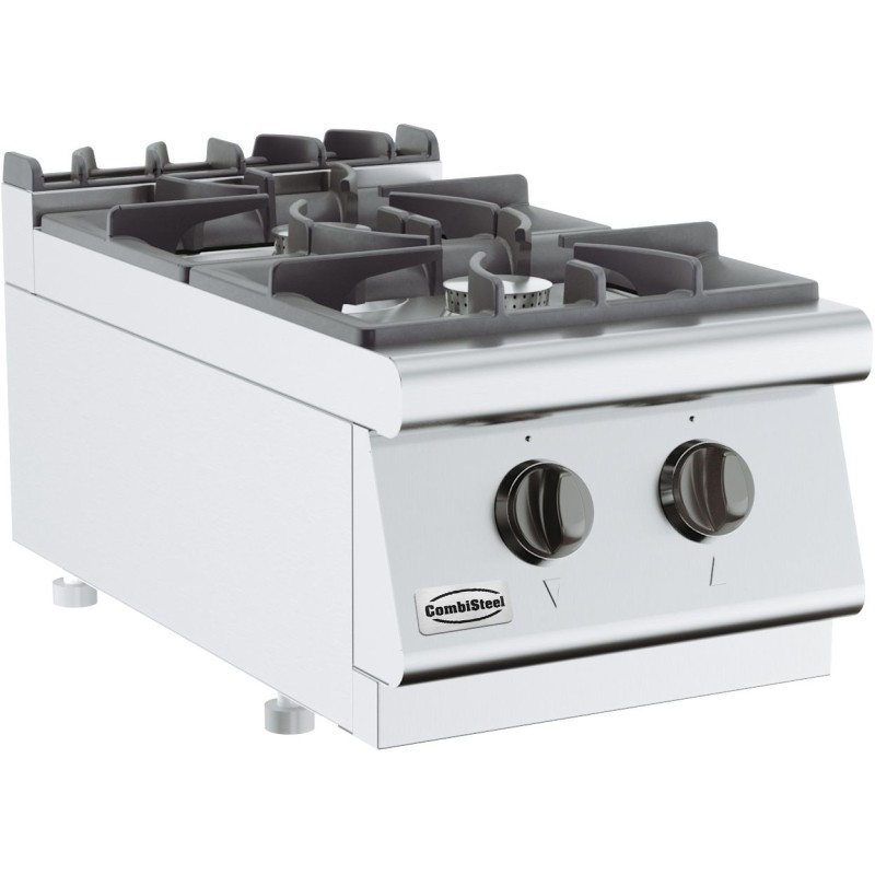 COMBISTEEL - Cuisinière à gaz 2 bruleurs