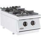 COMBISTEEL - Cuisinière à gaz 2 bruleurs