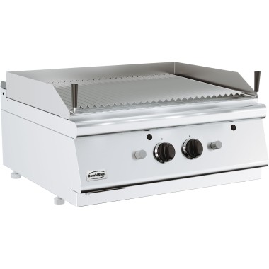 COMBISTEEL - Grill pierre de lave gaz