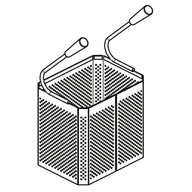 COMBISTEEL - Panier cuiseurs pâte profondeur 165 mm