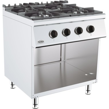 COMBISTEEL - Cuisinière à gaz 4 bruleurs