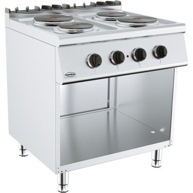 COMBISTEEL - Cuisinière électrique 4 plaques