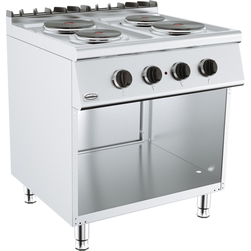 COMBISTEEL - Cuisinière électrique 4 plaques