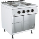 COMBISTEEL - Cuisinière électrique 4 plaques