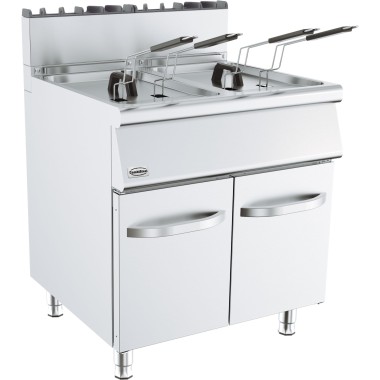 COMBISTEEL - Friteuse a gaz 2x15l