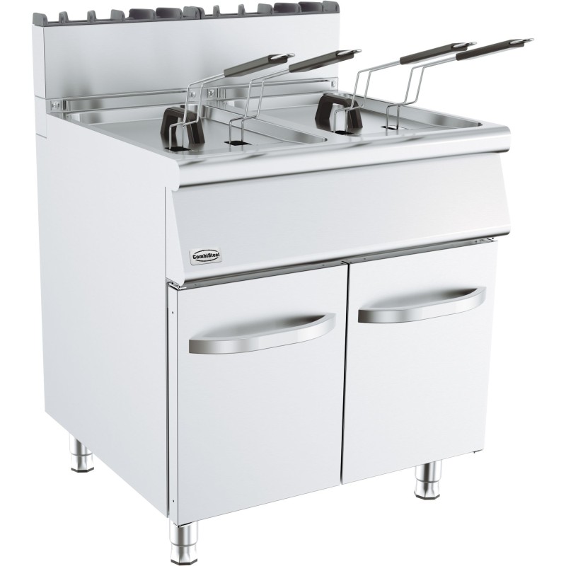COMBISTEEL - Friteuse a gaz 2x15l