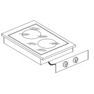 COMBISTEEL - Cuisinière en céramique 2 zones