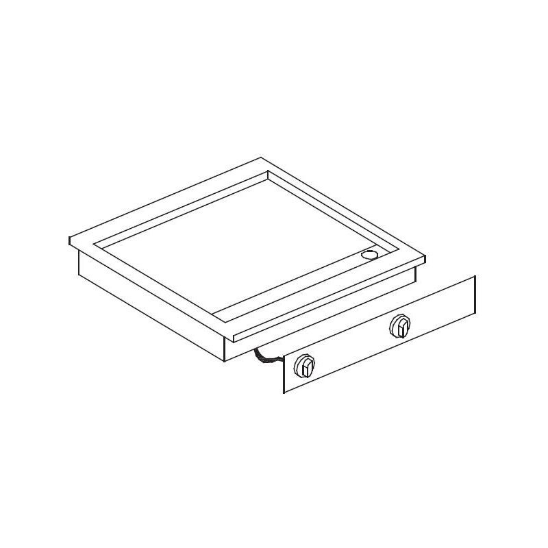 COMBISTEEL - Plaques grill électrique chrome
