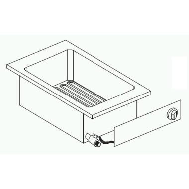 COMBISTEEL - Friteuse électrique 1x10 l profondeur 600 mm