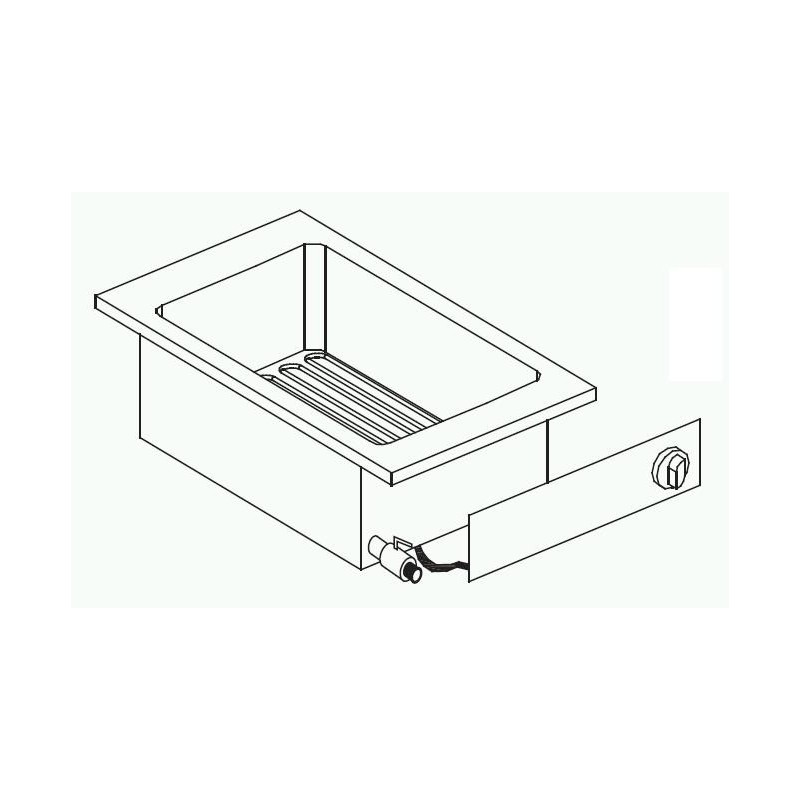 COMBISTEEL - Friteuse électrique 1x10 l profondeur 600 mm